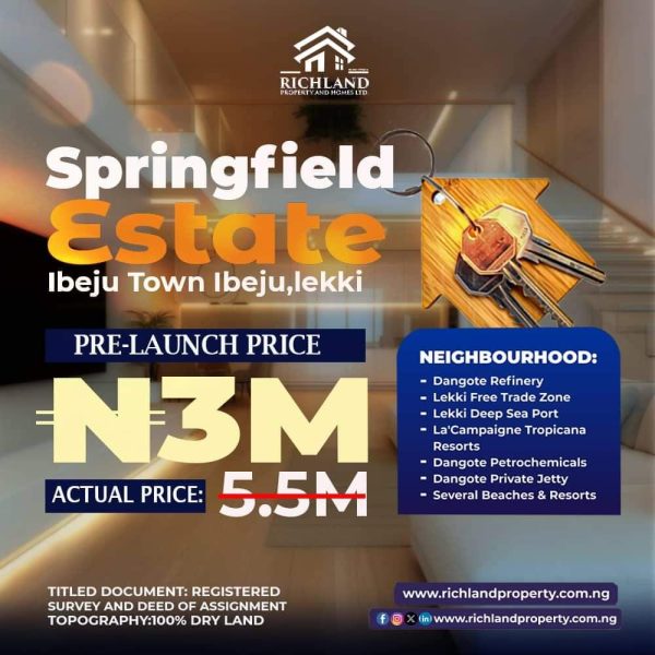 SPRINGFIELD ESTATE