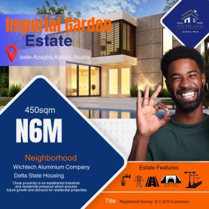Imperial Garden Estate, Issele-Azagba, Asaba (Full Plot)