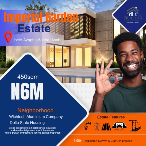Imperial Garden Estate, Issele-Azagba, Asaba (Full Plot)